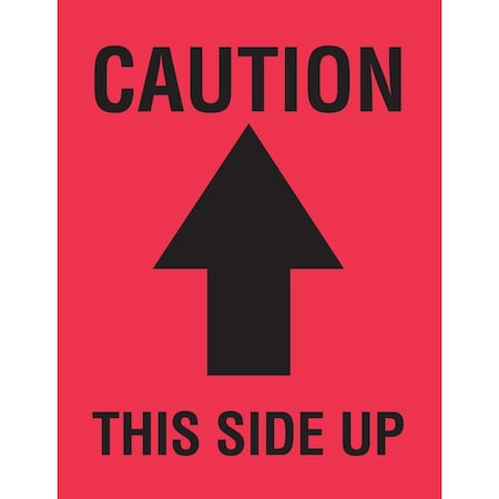 Decker Tape Products Label, DL1720, CAUTION THIS SIDE UP, 3" X 4" DL1720